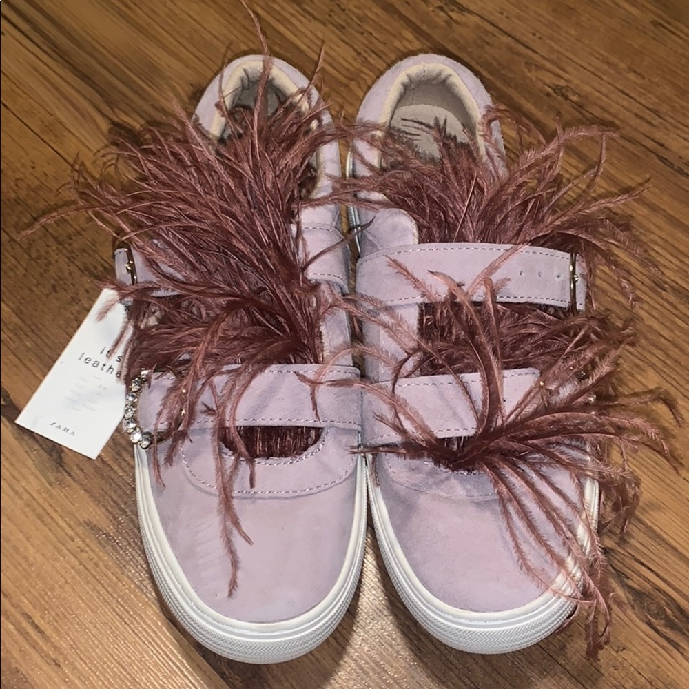Zara leather pink brand new with tag NWT